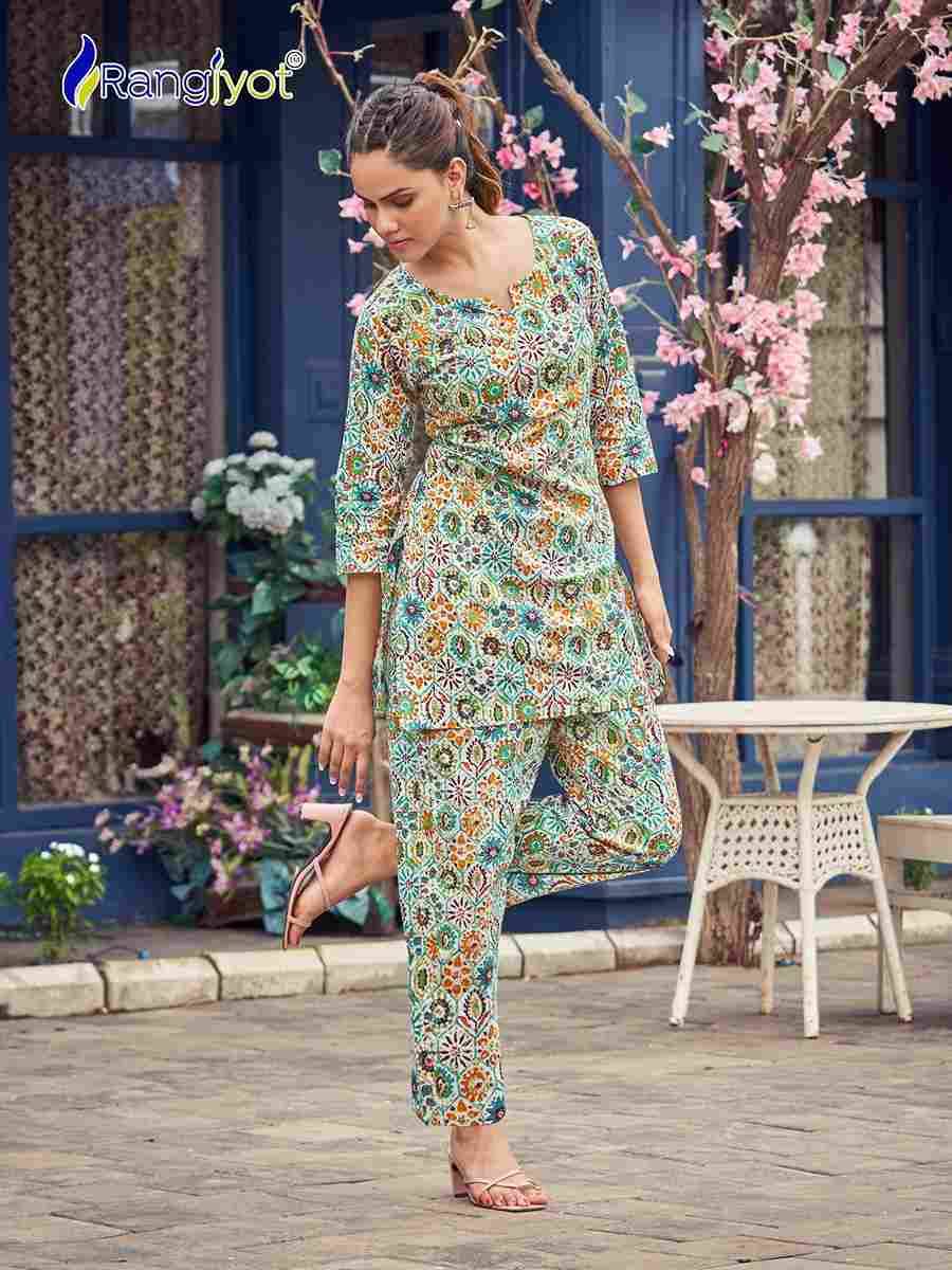 Cotton Naya By Rangjyot Fashion 1001 To 1006 Series Designer Stylish Fancy Colorful Beautiful Party Wear & Ethnic Wear Collection Cotton Print Tops With Bottom At Wholesale Price