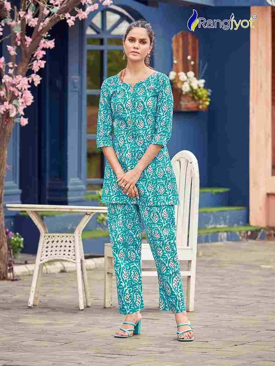 Cotton Naya By Rangjyot Fashion 1001 To 1006 Series Designer Stylish Fancy Colorful Beautiful Party Wear & Ethnic Wear Collection Cotton Print Tops With Bottom At Wholesale Price