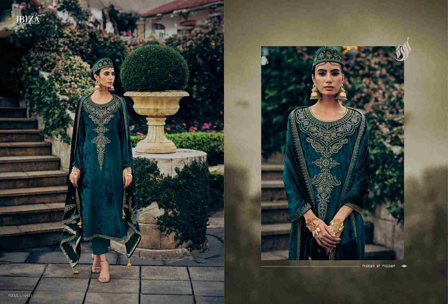 Pink Velvet By Ibiza 10429 To 10434 Series Beautiful Stylish Festive Suits Fancy Colorful Casual Wear & Ethnic Wear & Ready To Wear Pure Viscose Velvet With Work Dresses At Wholesale Price