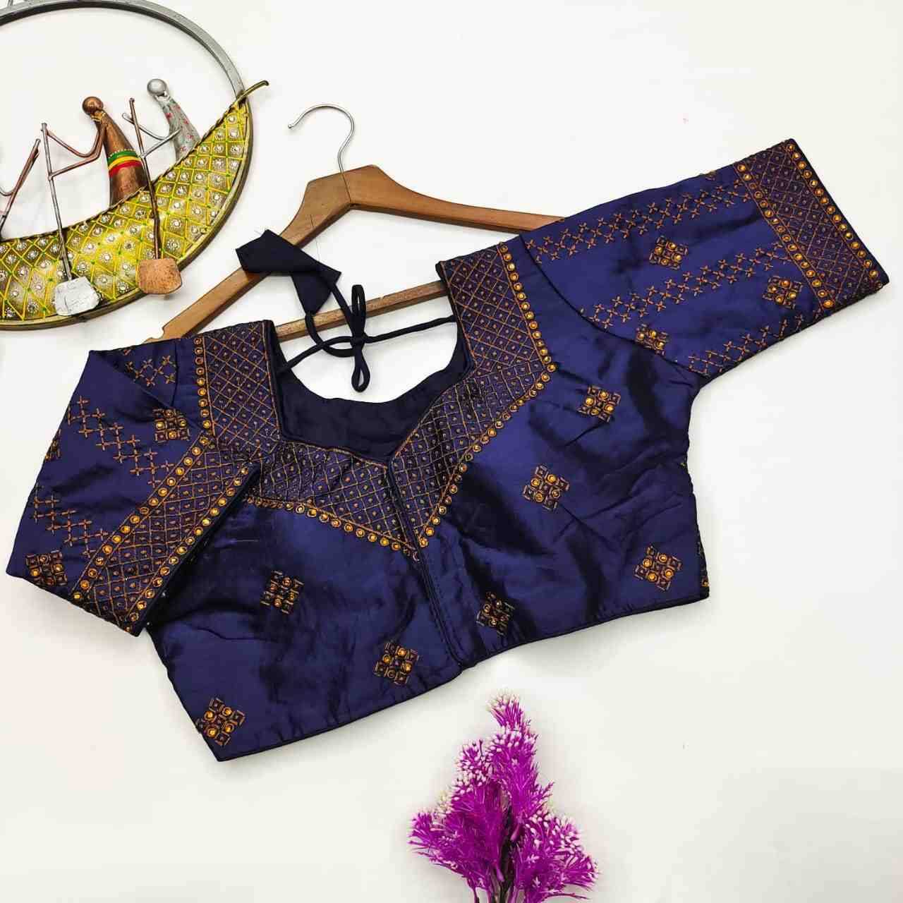 Dhriti By Kaamiri 01 To 10 Series Beautiful Stylish Fancy Colorful Casual Wear & Ethnic Wear Fancy Blouse At Wholesale Price