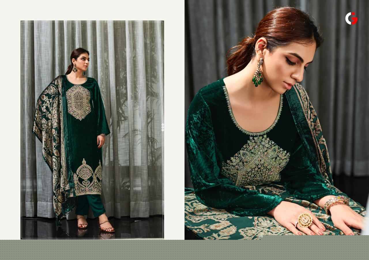 Murad By Gull Jee 24001 To 24006 Series Beautiful Festive Suits Colorful Stylish Fancy Casual Wear & Ethnic Wear Pure Velvet Embroidered Dresses At Wholesale Price