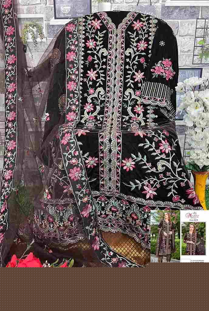 Motifz Hit Design 382 Colours By Motifz 382-A To 382-D Series Beautiful Pakistani Suits Colorful Stylish Fancy Casual Wear & Ethnic Wear Velvet Embroidered Dresses At Wholesale Price