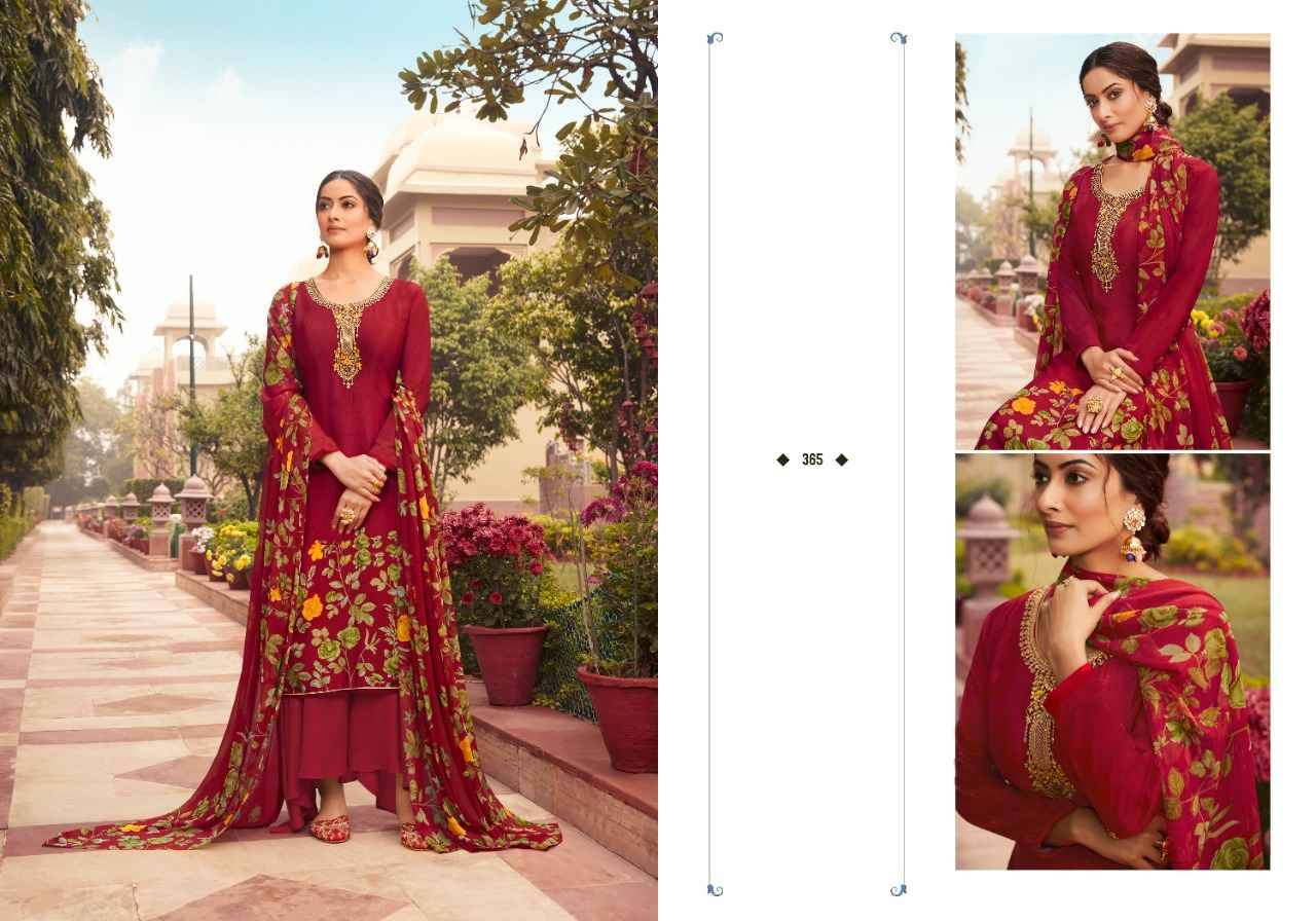 Silky Crape By Fashid Wholesale 361 To 368 Series Beautiful Stylish Festive Suits Fancy Colorful Casual Wear & Ethnic Wear & Ready To Wear Heavy Crepe Embroidered Dresses At Wholesale Price