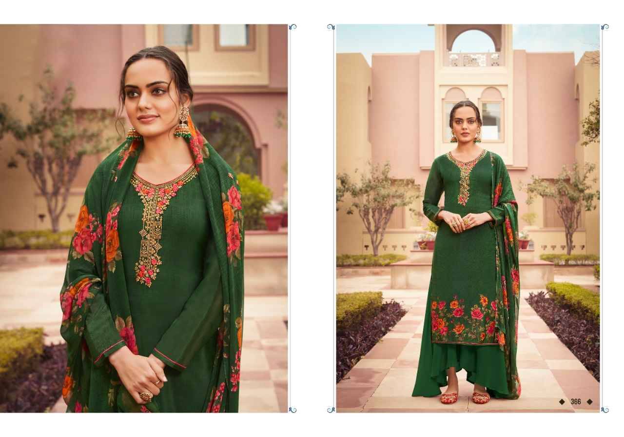 Silky Crape By Fashid Wholesale 361 To 368 Series Beautiful Stylish Festive Suits Fancy Colorful Casual Wear & Ethnic Wear & Ready To Wear Heavy Crepe Embroidered Dresses At Wholesale Price