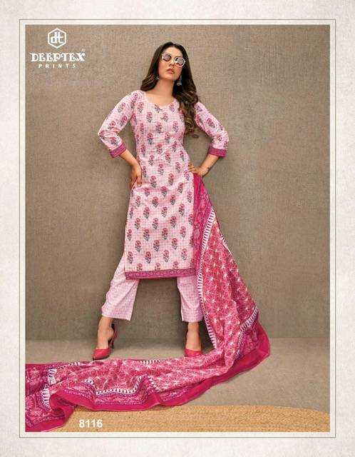 Miss India Vol-81 By Deeptex Prints 8101 To 8126 Series Beautiful Stylish Suits Fancy Colorful Casual Wear & Ethnic Wear & Ready To Wear Pure Cotton Printed Dresses At Wholesale Price