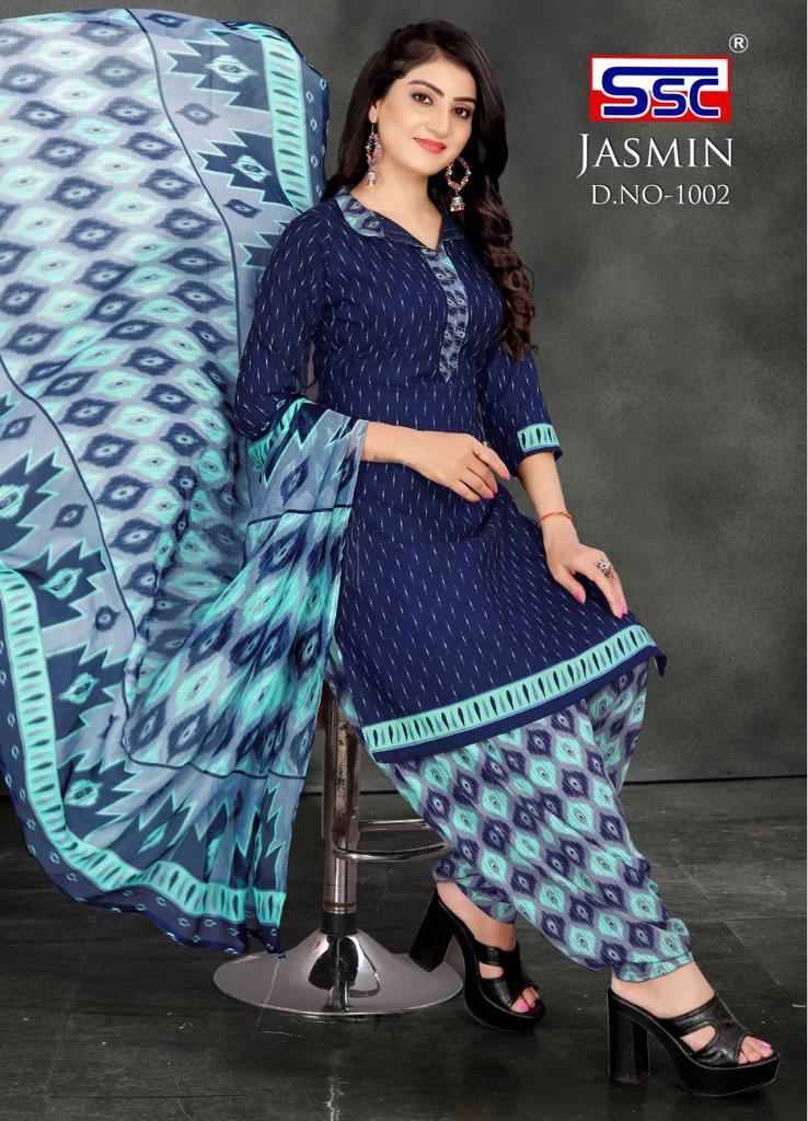 Jasmin Vol-33 By Shree Shanti Creation 1001 To 1012 Series Beautiful Stylish Suits Fancy Colorful Casual Wear & Ethnic Wear & Ready To Wear American Crepe Printed Dresses At Wholesale Price