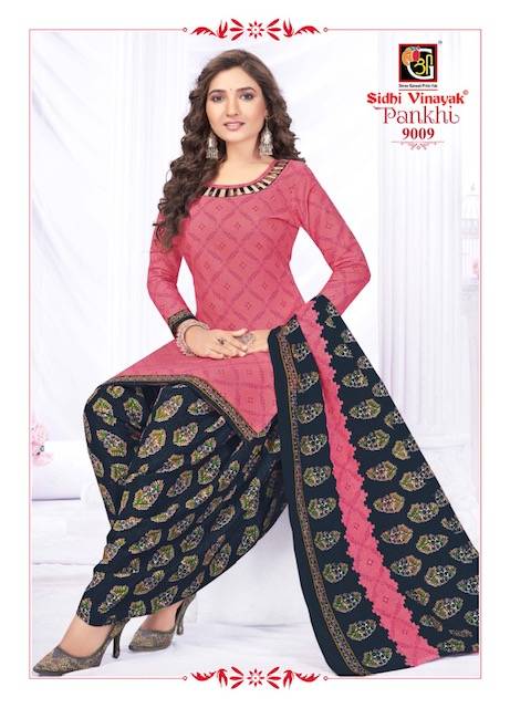 Pankhi Vol-9 By Sidhi Vinayak 9001 To 9012 Series Beautiful Suits Colorful Stylish Fancy Casual Wear & Ethnic Wear Cotton Print Dresses At Wholesale Price
