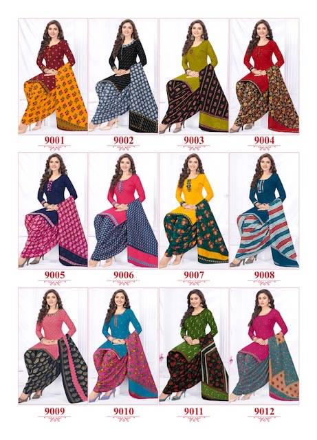 Pankhi Vol-9 By Sidhi Vinayak 9001 To 9012 Series Beautiful Suits Colorful Stylish Fancy Casual Wear & Ethnic Wear Cotton Print Dresses At Wholesale Price