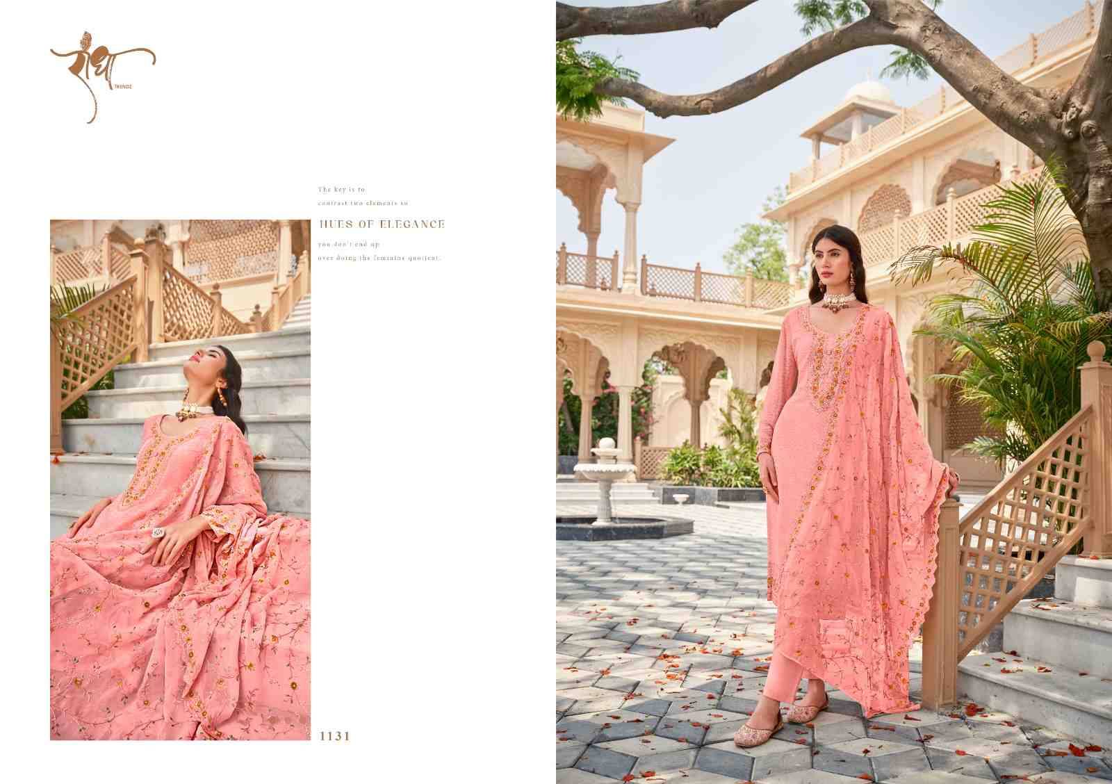 Mehreen By Radha Trendz 1131 To 1134 Series Beautiful Stylish Festive Suits Fancy Colorful Casual Wear & Ethnic Wear & Ready To Wear Georgette Dresses At Wholesale Price