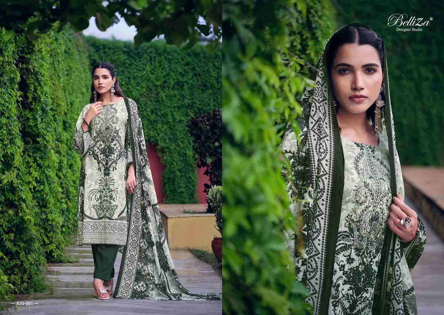 Naira Vol-13 Reloaded By Belliza 820-001 To 820-008 Series Beautiful Stylish Festive Suits Fancy Colorful Casual Wear & Ethnic Wear & Ready To Wear Pure Cotton Print With Work Dresses At Wholesale Price
