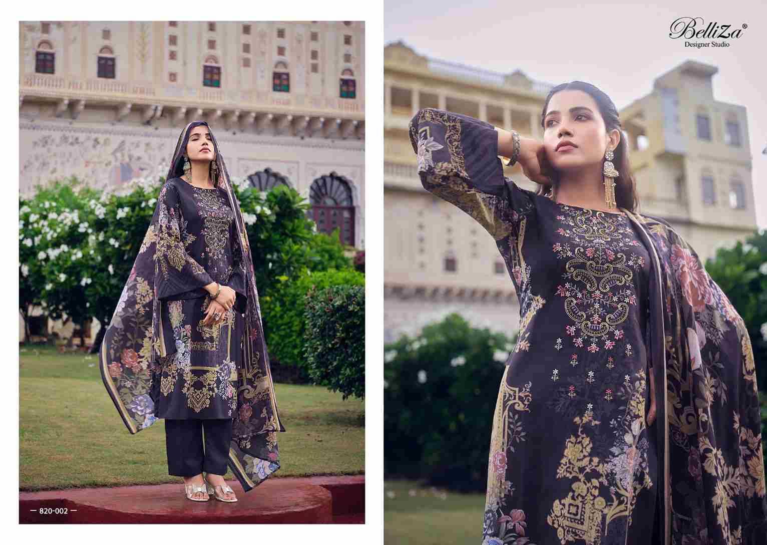 Naira Vol-13 Reloaded By Belliza 820-001 To 820-008 Series Beautiful Stylish Festive Suits Fancy Colorful Casual Wear & Ethnic Wear & Ready To Wear Pure Cotton Print With Work Dresses At Wholesale Price