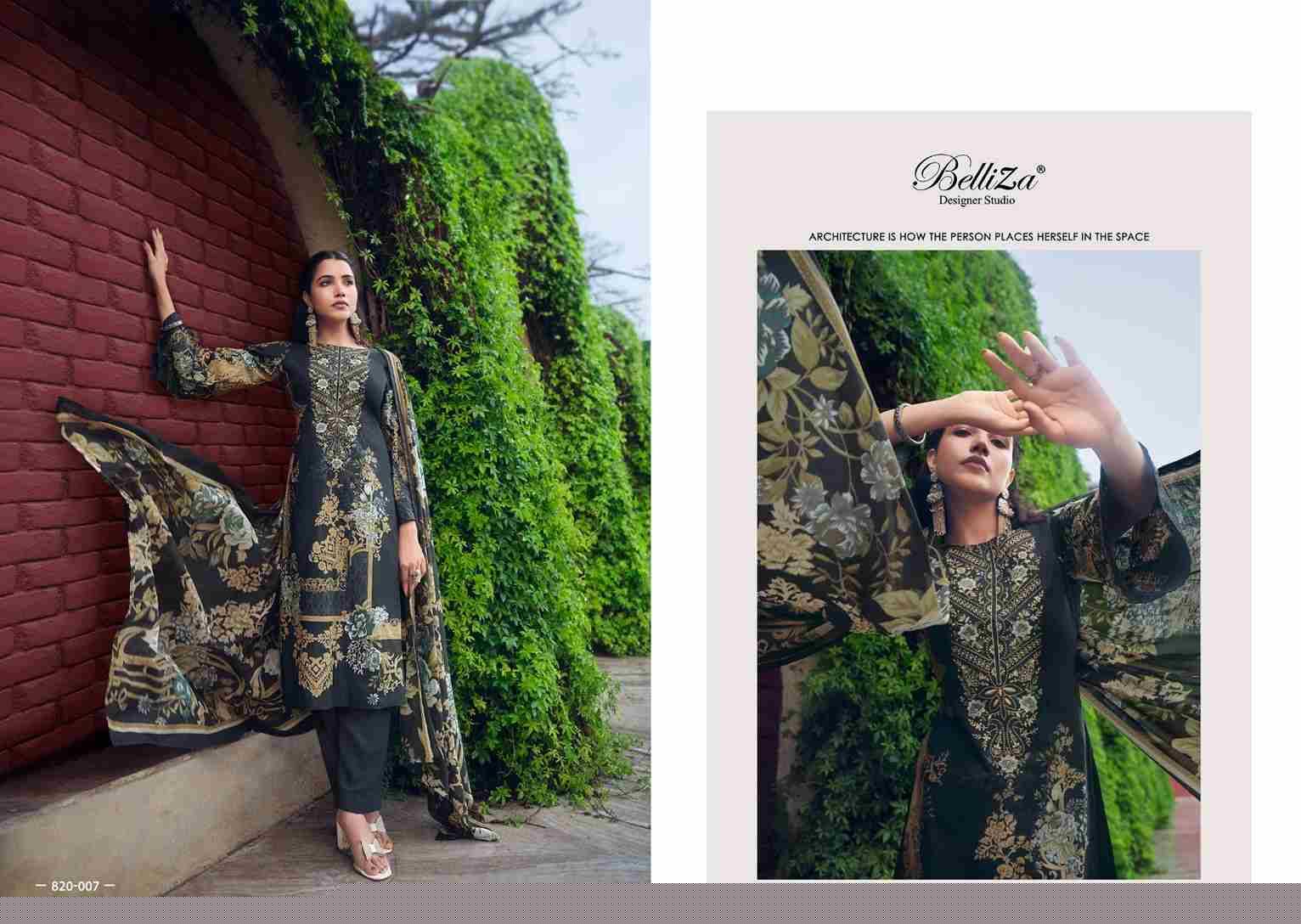 Naira Vol-13 Reloaded By Belliza 820-001 To 820-008 Series Beautiful Stylish Festive Suits Fancy Colorful Casual Wear & Ethnic Wear & Ready To Wear Pure Cotton Print With Work Dresses At Wholesale Price