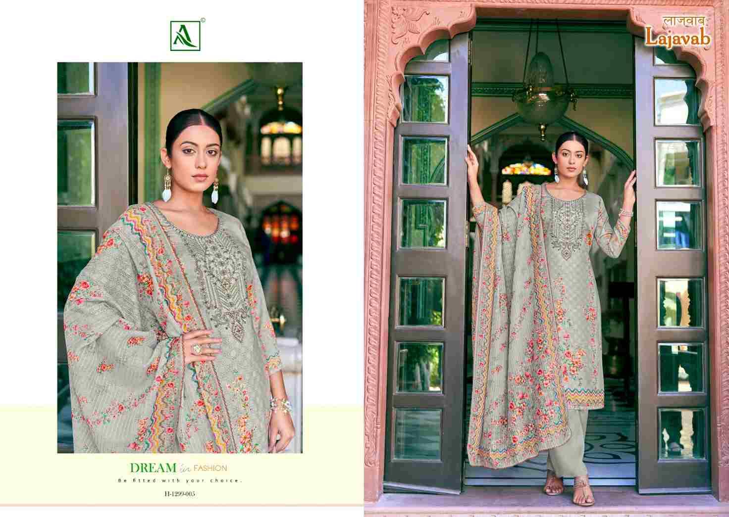 Lajavab By Alok Suits 1299-001 To 1299-008 Series Beautiful Stylish Festive Suits Fancy Colorful Casual Wear & Ethnic Wear & Ready To Wear Pure Jam Cotton Print With Work Dresses At Wholesale Price