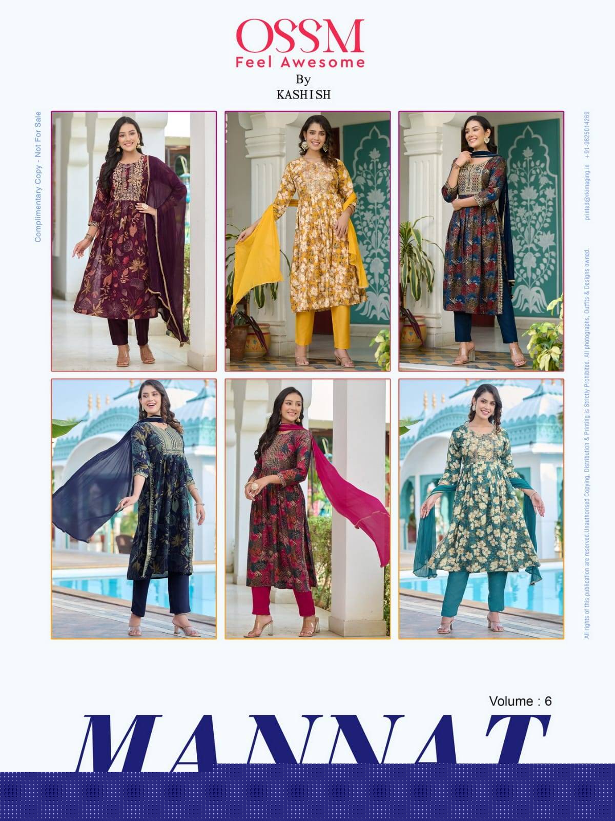 Mannat Vol-6 By Ossm 601 To 606 Series Designer Festive Suits Beautiful Stylish Fancy Colorful Party Wear & Occasional Wear Modal Chanderi Embroidery Dresses At Wholesale Price