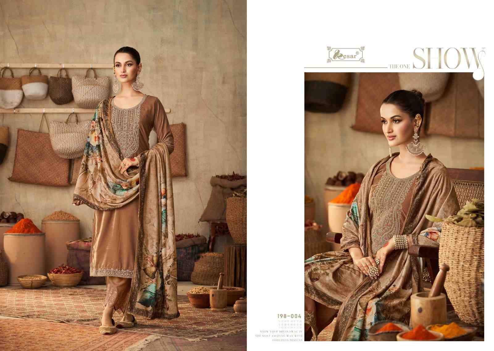 Daira By Kesar 198-001 To 198-006 Series Beautiful Stylish Festive Suits Fancy Colorful Casual Wear & Ethnic Wear & Ready To Wear Pure Velvet Print With Work Dresses At Wholesale Price