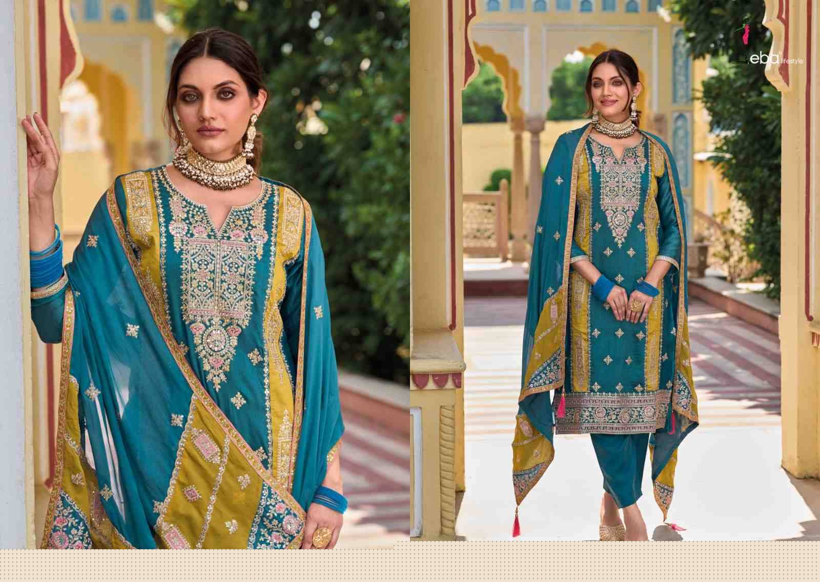 Sophia By Eba Lifestyle 1622 To 1623 Series Beautiful Stylish Festive Suits Fancy Colorful Casual Wear & Ethnic Wear & Ready To Wear Premium Silk Embroidered Dresses At Wholesale Price