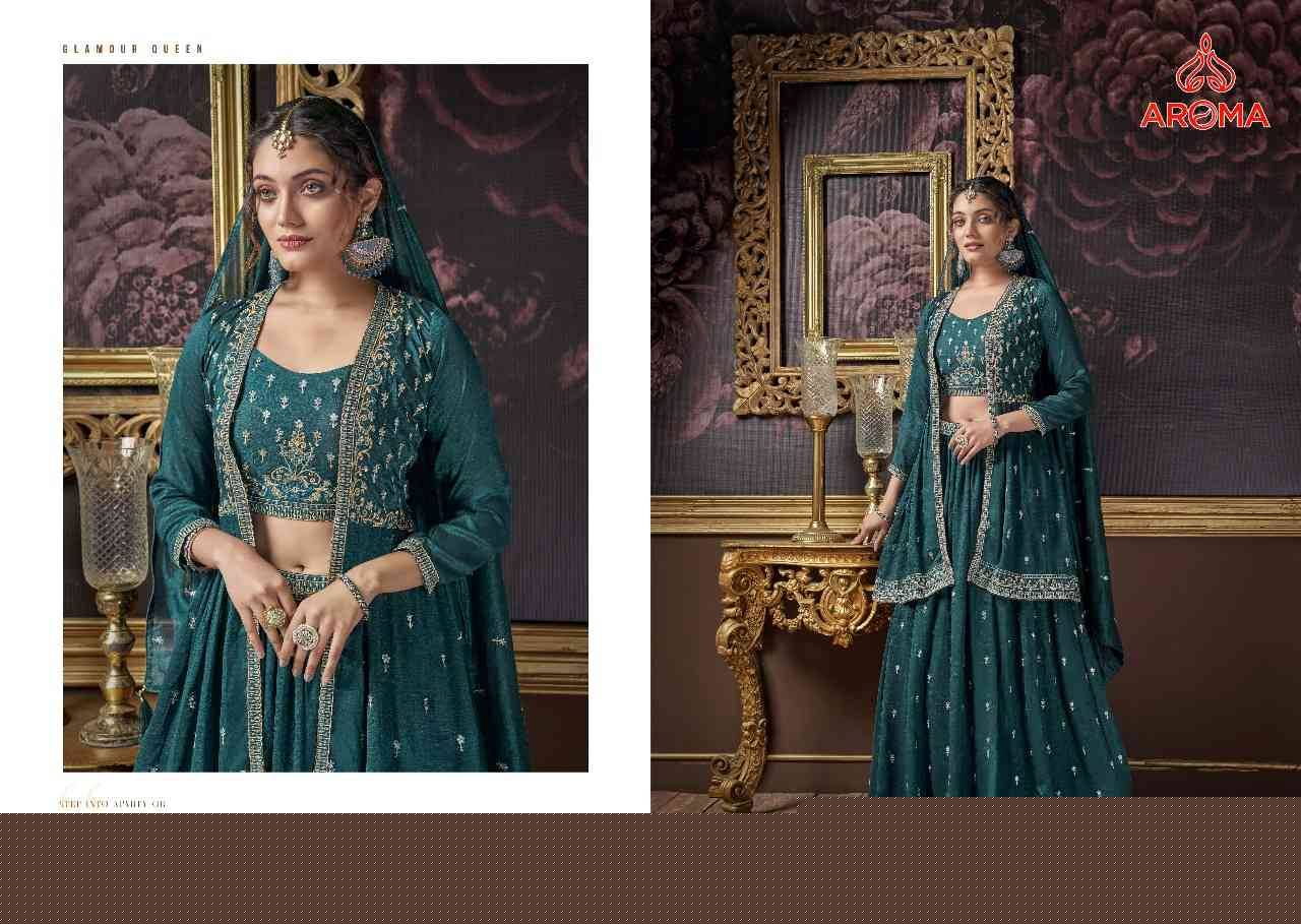 Bansuri By Aroma 1150 To 1153 Series Designer Beautiful Wedding Bridal Collection Occasional Wear & Party Wear Premium Silk Lehengas At Wholesale Price