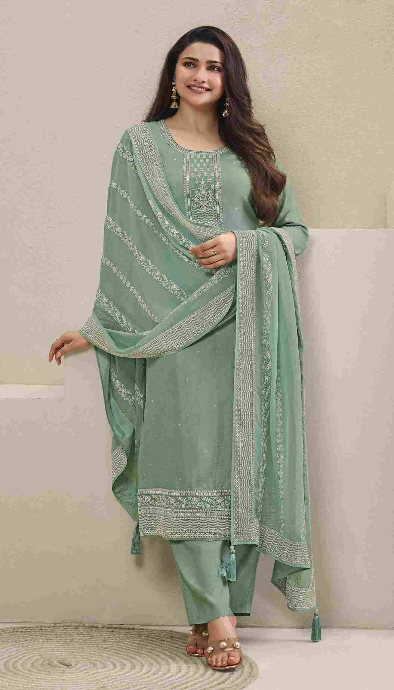 Parul By Vinay Fashion 64951 To 64956 Series Beautiful Festive Suits Colorful Stylish Fancy Casual Wear & Ethnic Wear Dola Embroidered Dresses At Wholesale Price