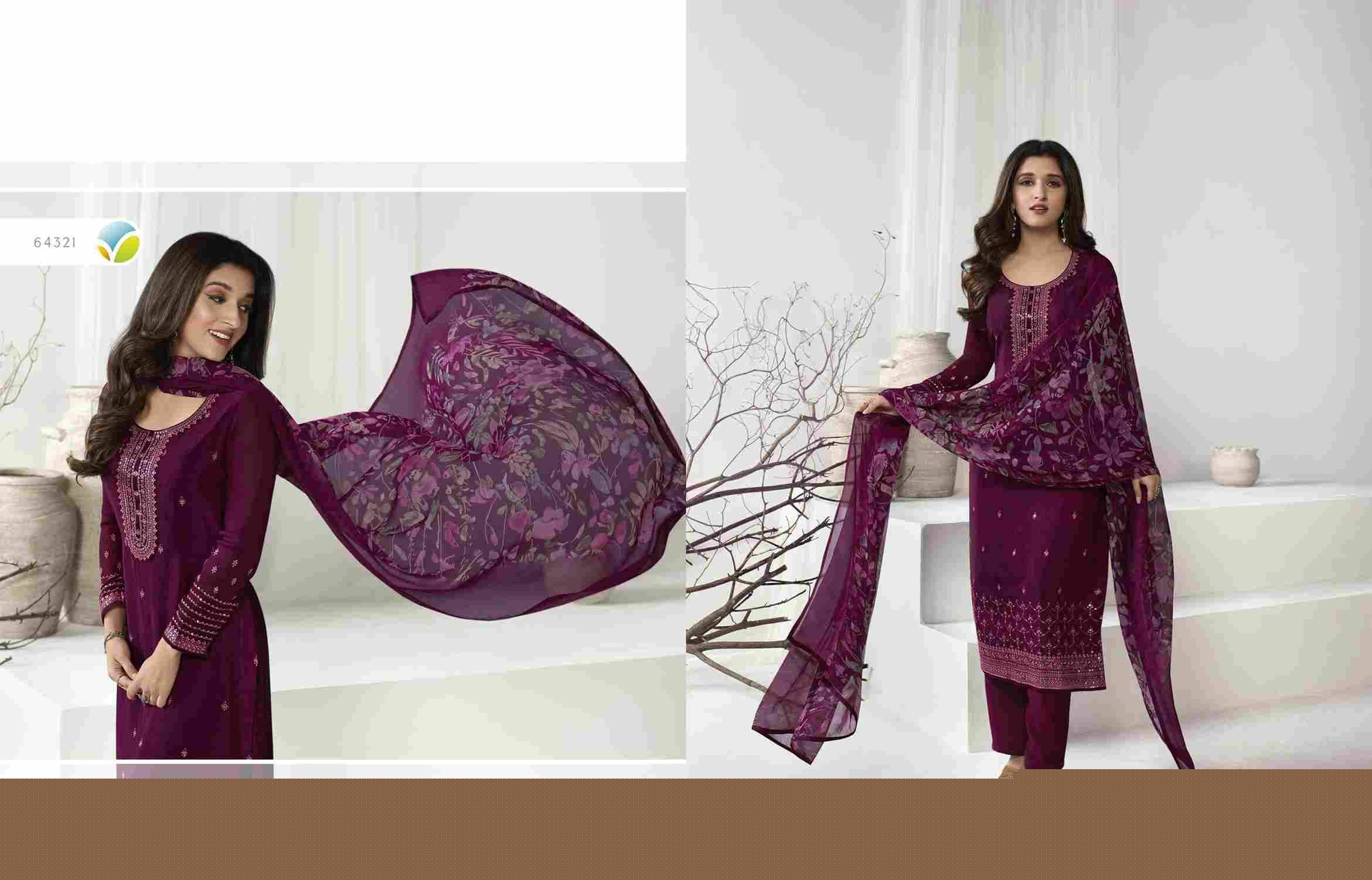 Royal Crepe Vol-43 By Vinay Fashion 64321 To 64328 Series Designer Festive Sharara Suits Collection Beautiful Stylish Fancy Colorful Party Wear & Occasional Wear Royal Crepe Dresses At Wholesale Price