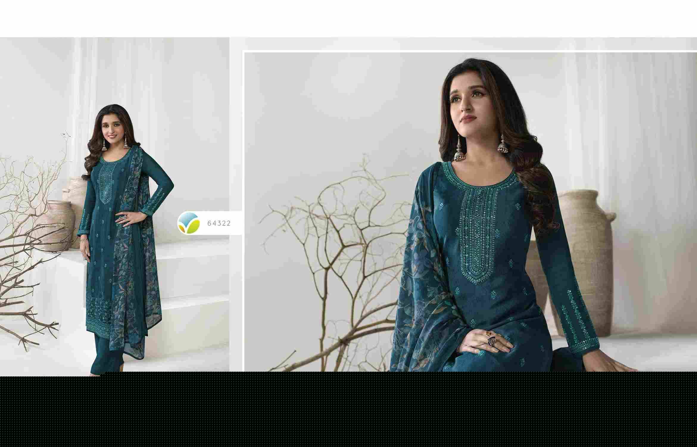 Royal Crepe Vol-43 By Vinay Fashion 64321 To 64328 Series Designer Festive Sharara Suits Collection Beautiful Stylish Fancy Colorful Party Wear & Occasional Wear Royal Crepe Dresses At Wholesale Price