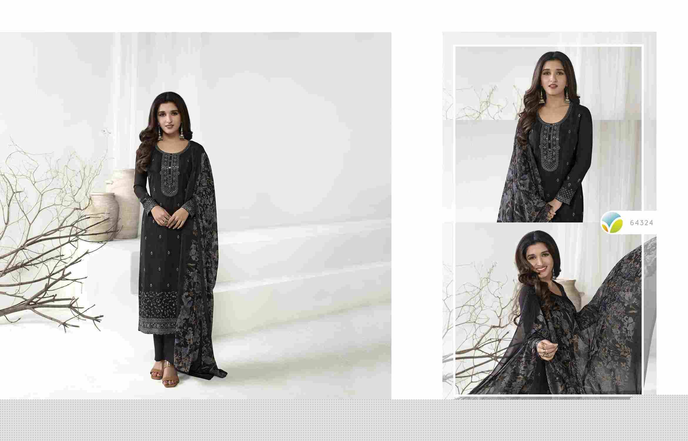 Royal Crepe Vol-43 By Vinay Fashion 64321 To 64328 Series Designer Festive Sharara Suits Collection Beautiful Stylish Fancy Colorful Party Wear & Occasional Wear Royal Crepe Dresses At Wholesale Price