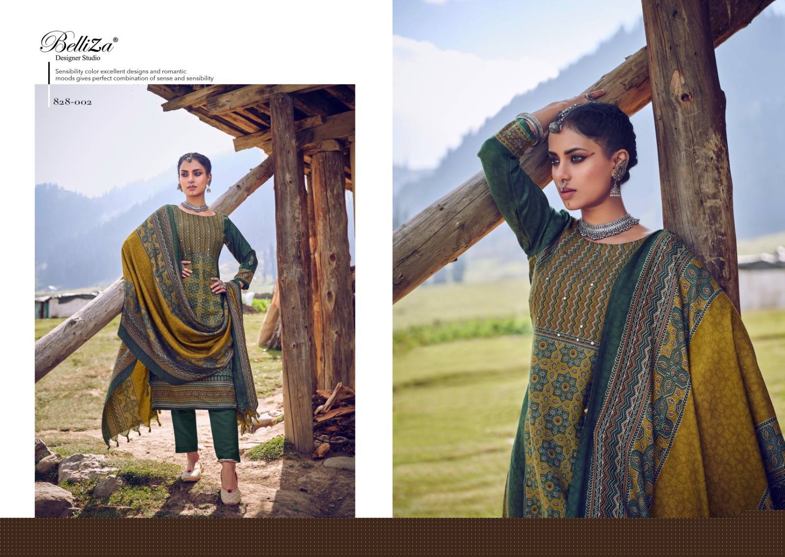 Saiba By Belliza 828-001 To 828-008 Series Beautiful Festive Suits Stylish Fancy Colorful Party Wear & Occasional Wear Pure Alpine Embroidered Dresses At Wholesale Price