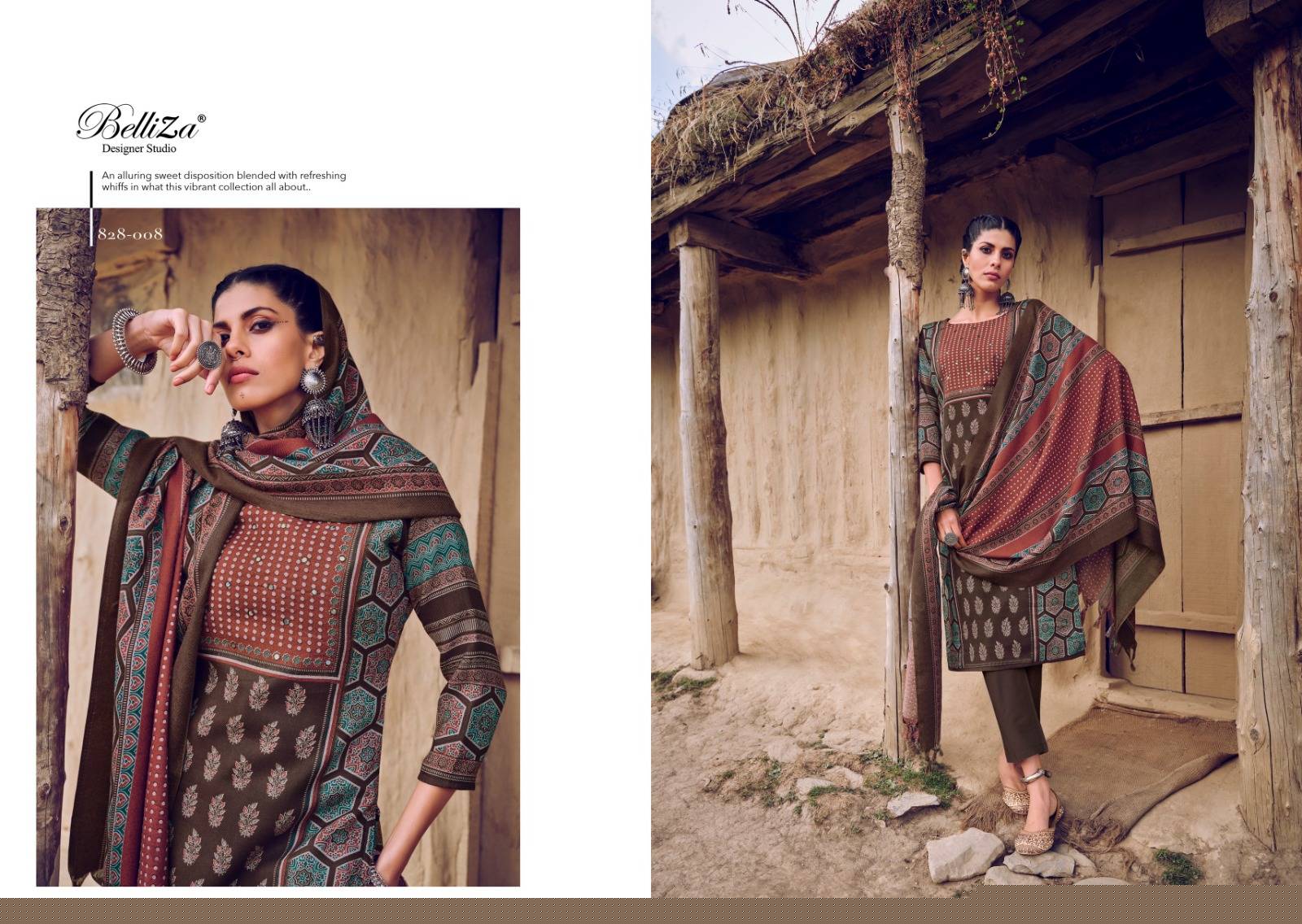 Saiba By Belliza 828-001 To 828-008 Series Beautiful Festive Suits Stylish Fancy Colorful Party Wear & Occasional Wear Pure Alpine Embroidered Dresses At Wholesale Price