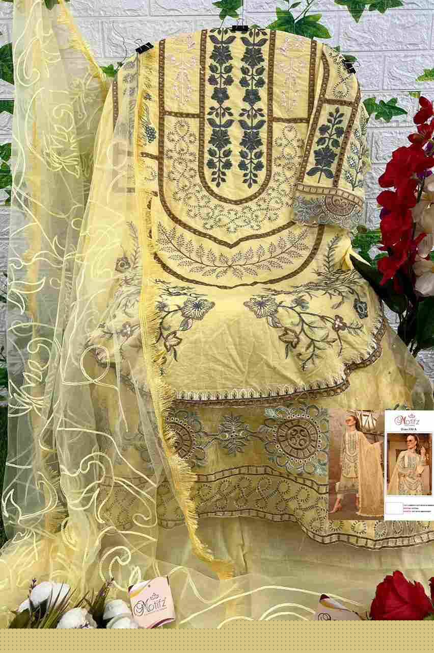 Motifz 330 Colours By Motifz 330-A To 330-D Series Beautiful Pakistani Suits Stylish Fancy Colorful Casual Wear & Ethnic Wear Heavy Cambric Cotton Print Dresses At Wholesale Price