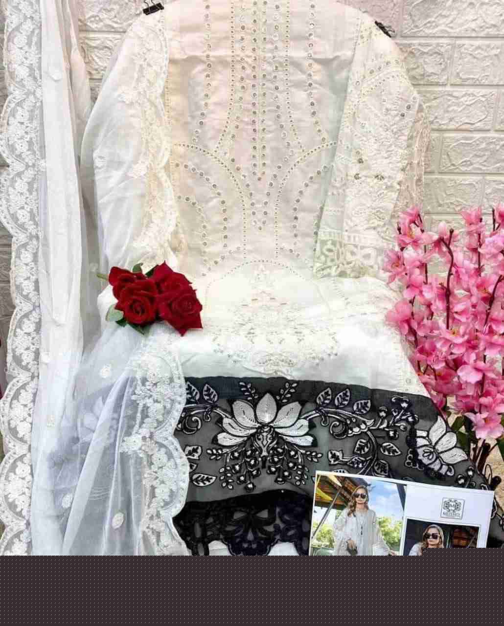 Mushq Hit Design 255 By Mushq Beautiful Pakistani Suits Stylish Fancy Colorful Casual Wear & Ethnic Wear Cambric Cotton Embroidered Dresses At Wholesale Price