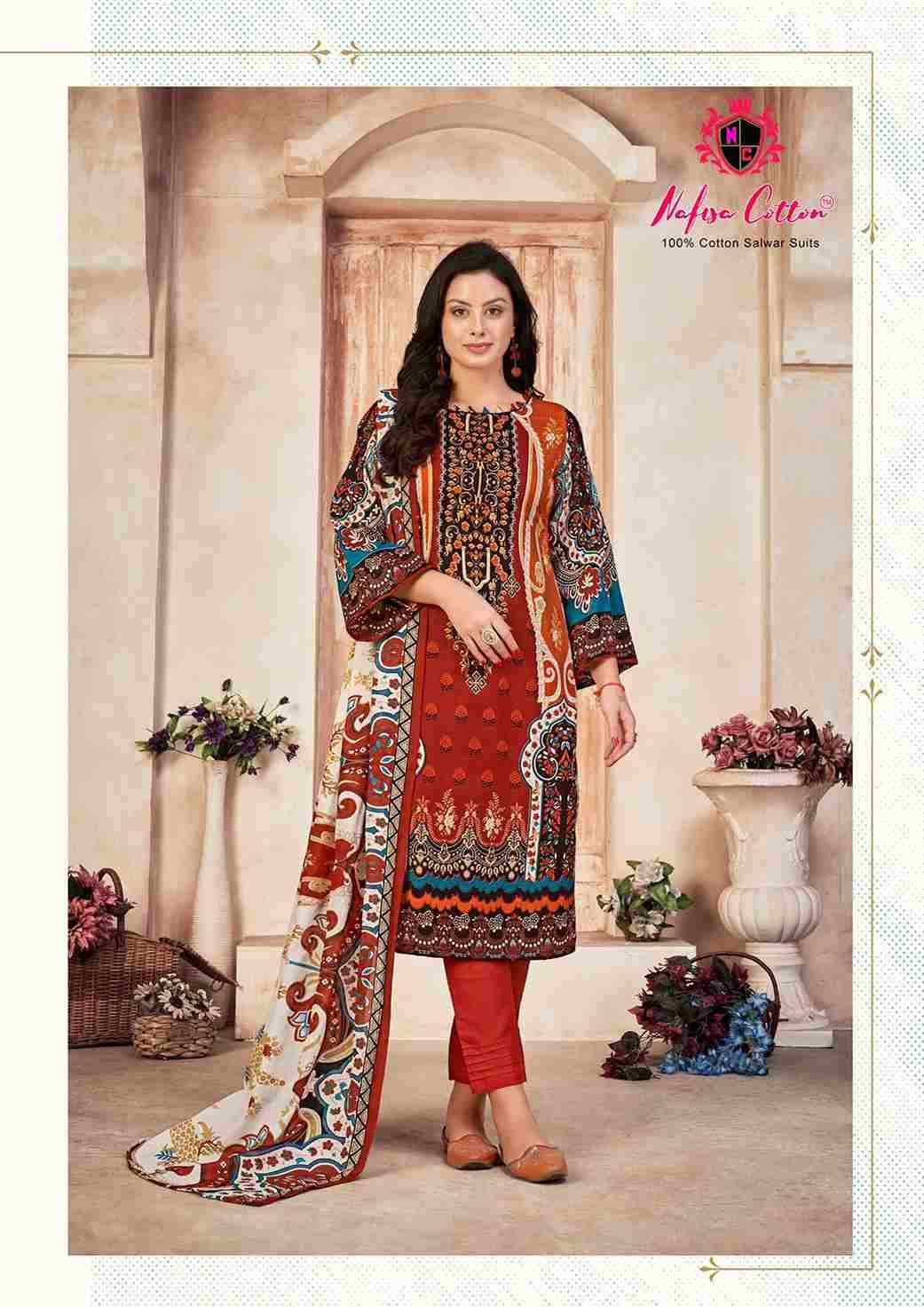 Mahera By Nafisa Cotton 1001 To 1006 Series Beautiful Festive Suits Stylish Fancy Colorful Casual Wear & Ethnic Wear Pure Cotton Print Dresses At Wholesale Price