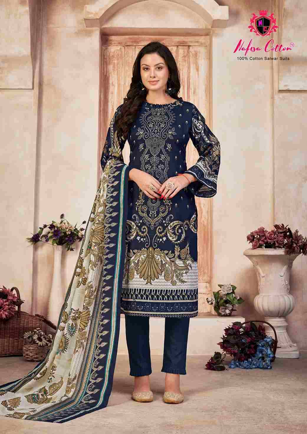 Mahera By Nafisa Cotton 1001 To 1006 Series Beautiful Festive Suits Stylish Fancy Colorful Casual Wear & Ethnic Wear Pure Cotton Print Dresses At Wholesale Price