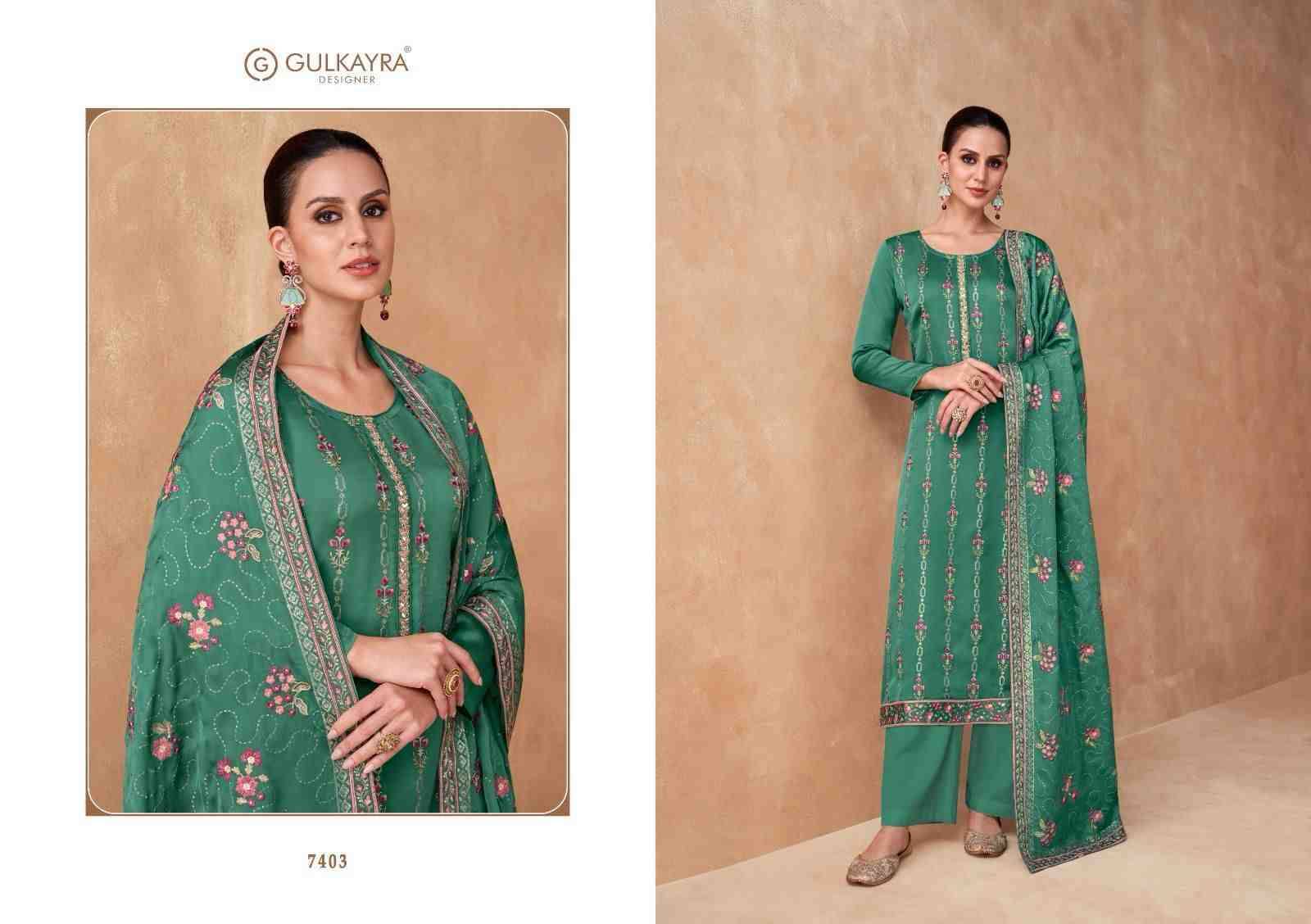 Rutba By Gulkayra Designer 7403 To 7406 Series Beautiful Festive Suits Stylish Fancy Colorful Casual Wear & Ethnic Wear Chinnon/Georgette Dresses At Wholesale Price