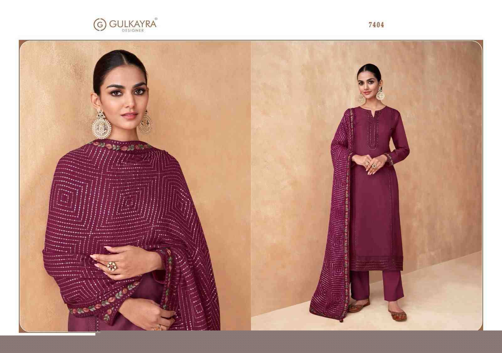 Rutba By Gulkayra Designer 7403 To 7406 Series Beautiful Festive Suits Stylish Fancy Colorful Casual Wear & Ethnic Wear Chinnon/Georgette Dresses At Wholesale Price