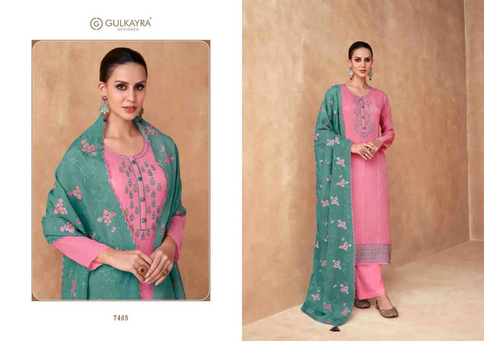 Rutba By Gulkayra Designer 7403 To 7406 Series Beautiful Festive Suits Stylish Fancy Colorful Casual Wear & Ethnic Wear Chinnon/Georgette Dresses At Wholesale Price