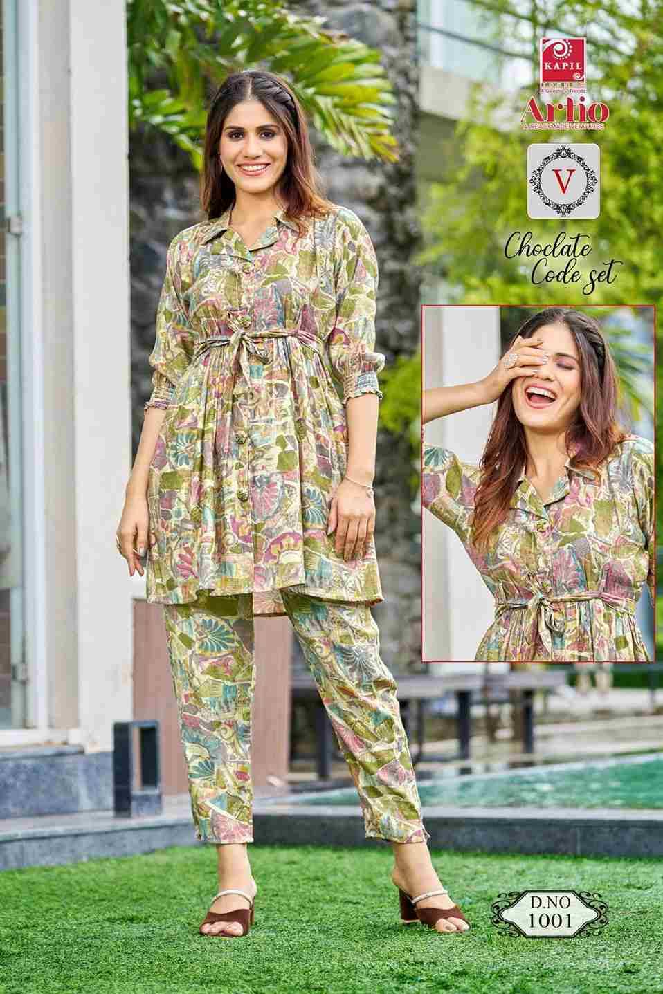 Coclate Codeset By Artio 1001 To 1013 Series Designer Stylish Fancy Colorful Beautiful Party Wear & Ethnic Wear Collection Modal Print Co-Ord Sets At Wholesale Price