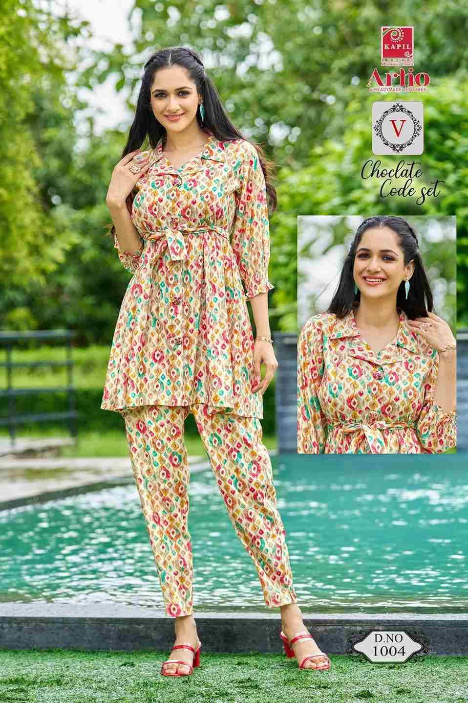 Coclate Codeset By Artio 1001 To 1013 Series Designer Stylish Fancy Colorful Beautiful Party Wear & Ethnic Wear Collection Modal Print Co-Ord Sets At Wholesale Price