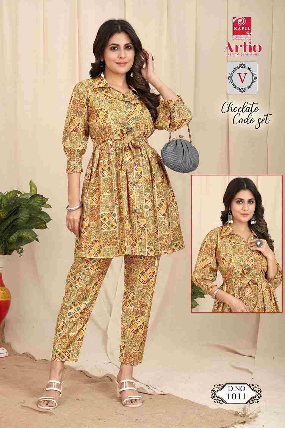 Coclate Codeset By Artio 1001 To 1013 Series Designer Stylish Fancy Colorful Beautiful Party Wear & Ethnic Wear Collection Modal Print Co-Ord Sets At Wholesale Price