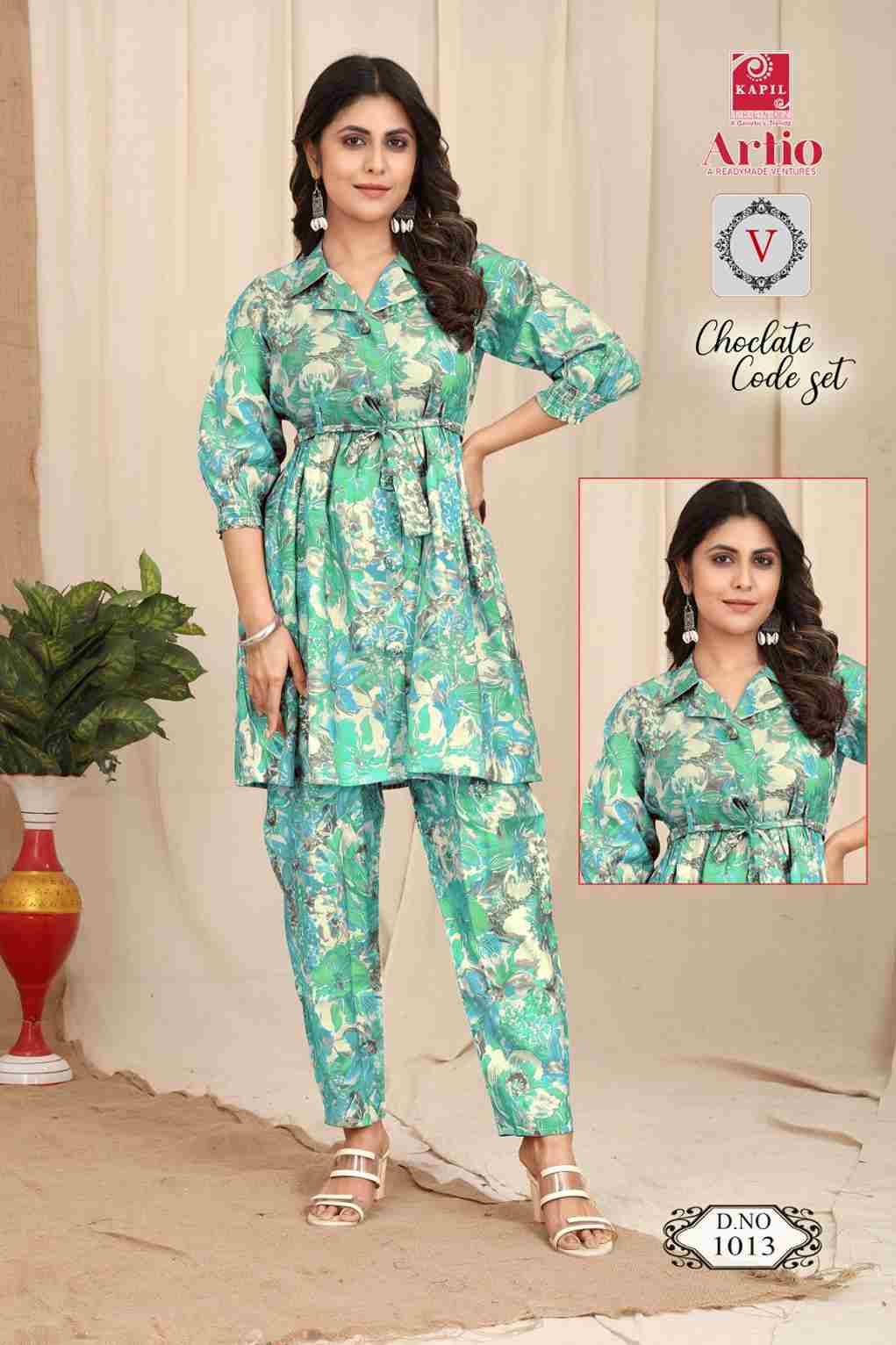 Coclate Codeset By Artio 1001 To 1013 Series Designer Stylish Fancy Colorful Beautiful Party Wear & Ethnic Wear Collection Modal Print Co-Ord Sets At Wholesale Price