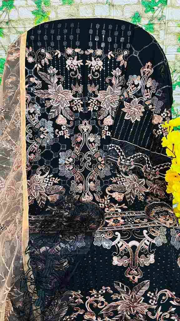 Simra 24 Colours By Fashid Wholesale 24-A To 24-D Series Pakistani Suits Beautiful Fancy Colorful Stylish Party Wear & Occasional Wear Faux Georgette With Embroidery Dresses At Wholesale Price