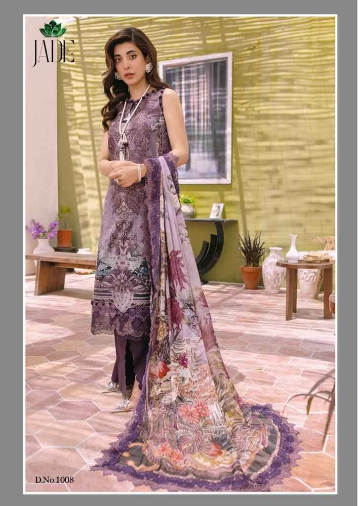 Jade Vol-1 By Jade 1001 To 1008 Series Beautiful Suits Stylish Colorful Fancy Casual Wear & Ethnic Wear Cotton Print Dresses At Wholesale Price