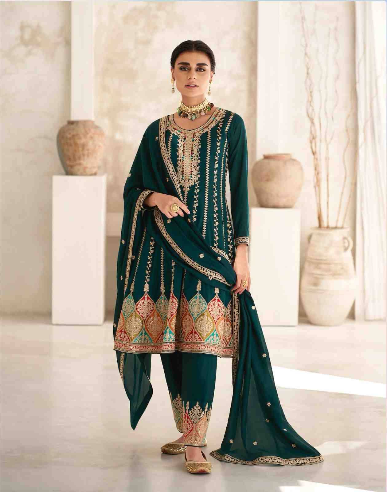 Romani By Aashirwad Creation 9774 To 9777 Series Beautiful Festive Suits Colorful Stylish Fancy Casual Wear & Ethnic Wear Premium Silk Embroidered Dresses At Wholesale Price