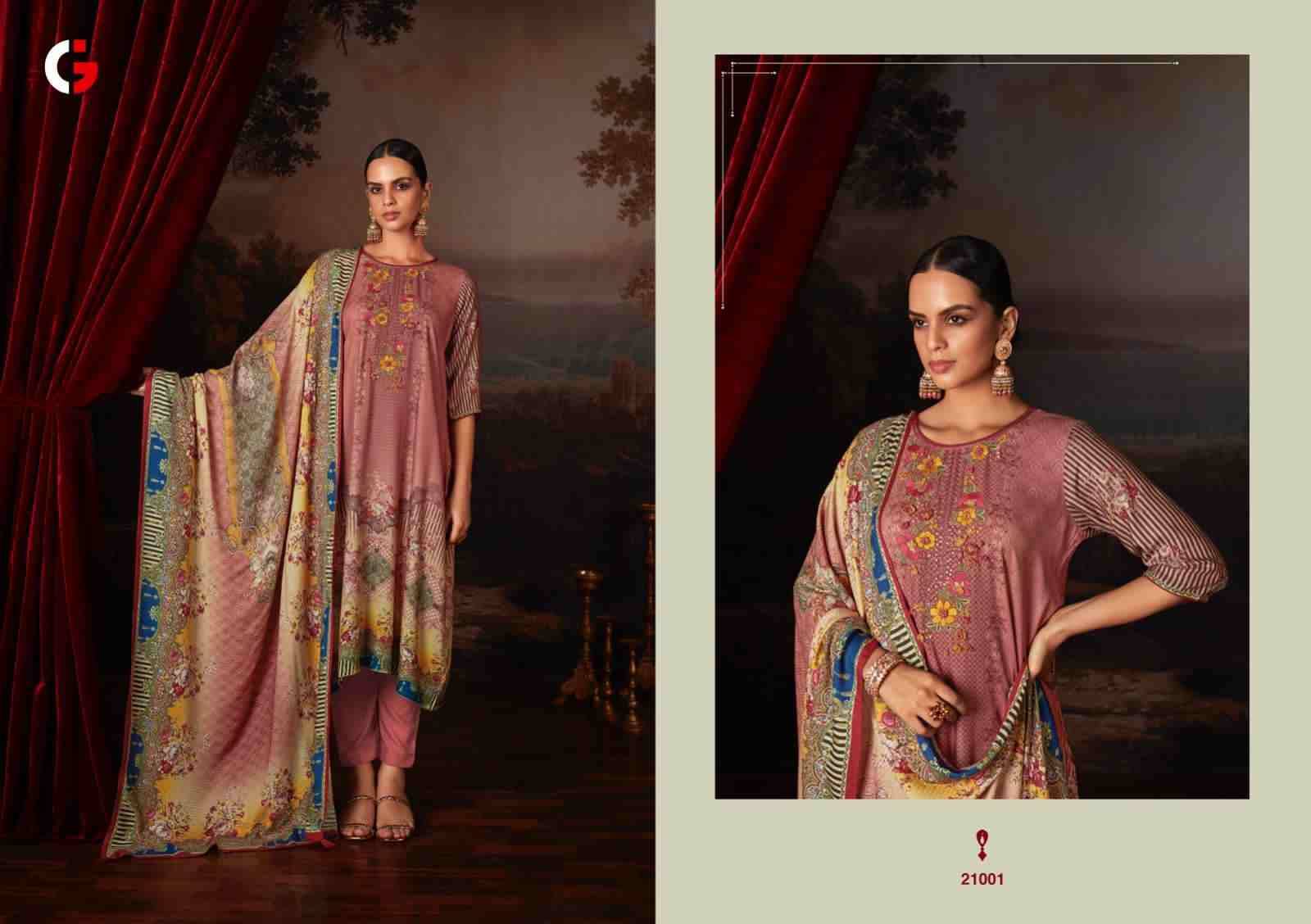 Dilkhush By Gull Jee 21001 To 21006 Series Beautiful Festive Suits Stylish Fancy Colorful Party Wear & Occasional Wear Viscose Pashmina Dresses At Wholesale Price
