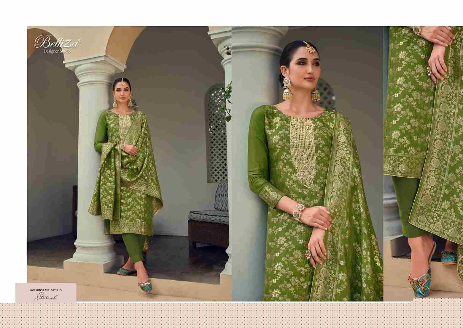 Lashkara By Belliza 816-001 To 816-006 Series Beautiful Suits Stylish Colorful Fancy Casual Wear & Ethnic Wear Pure Viscose Dola Jacqaurd Print Dresses At Wholesale Price