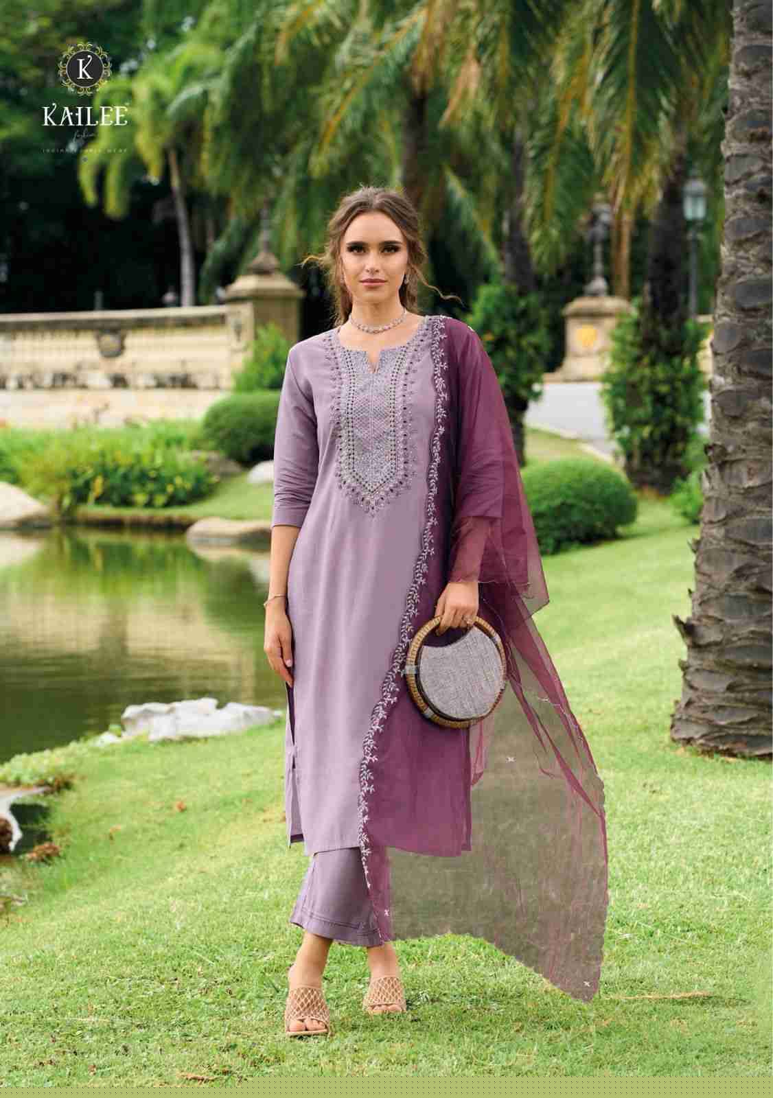 Ehasaas By Kailee 42341 To 42346 Series Beautiful Festive Suits Colorful Stylish Fancy Casual Wear & Ethnic Wear Pure Viscose Silk With Work Dresses At Wholesale Price