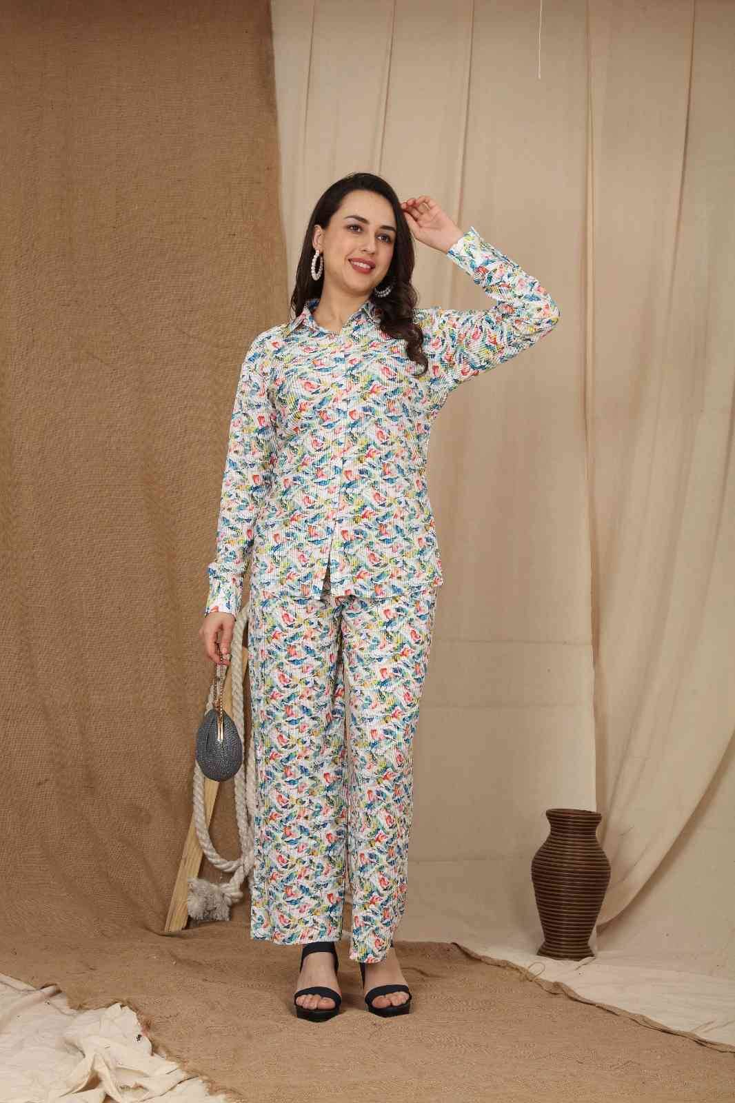 Heer By FF 01 To 05 Series Designer Stylish Fancy Colorful Beautiful Party Wear & Ethnic Wear Collection Lycra Digital Print Co-Ord Sets At Wholesale Price