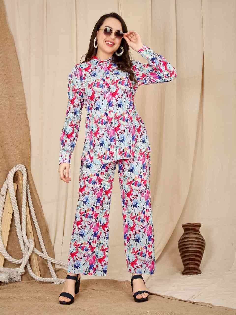 Heer By FF 01 To 05 Series Designer Stylish Fancy Colorful Beautiful Party Wear & Ethnic Wear Collection Lycra Digital Print Co-Ord Sets At Wholesale Price