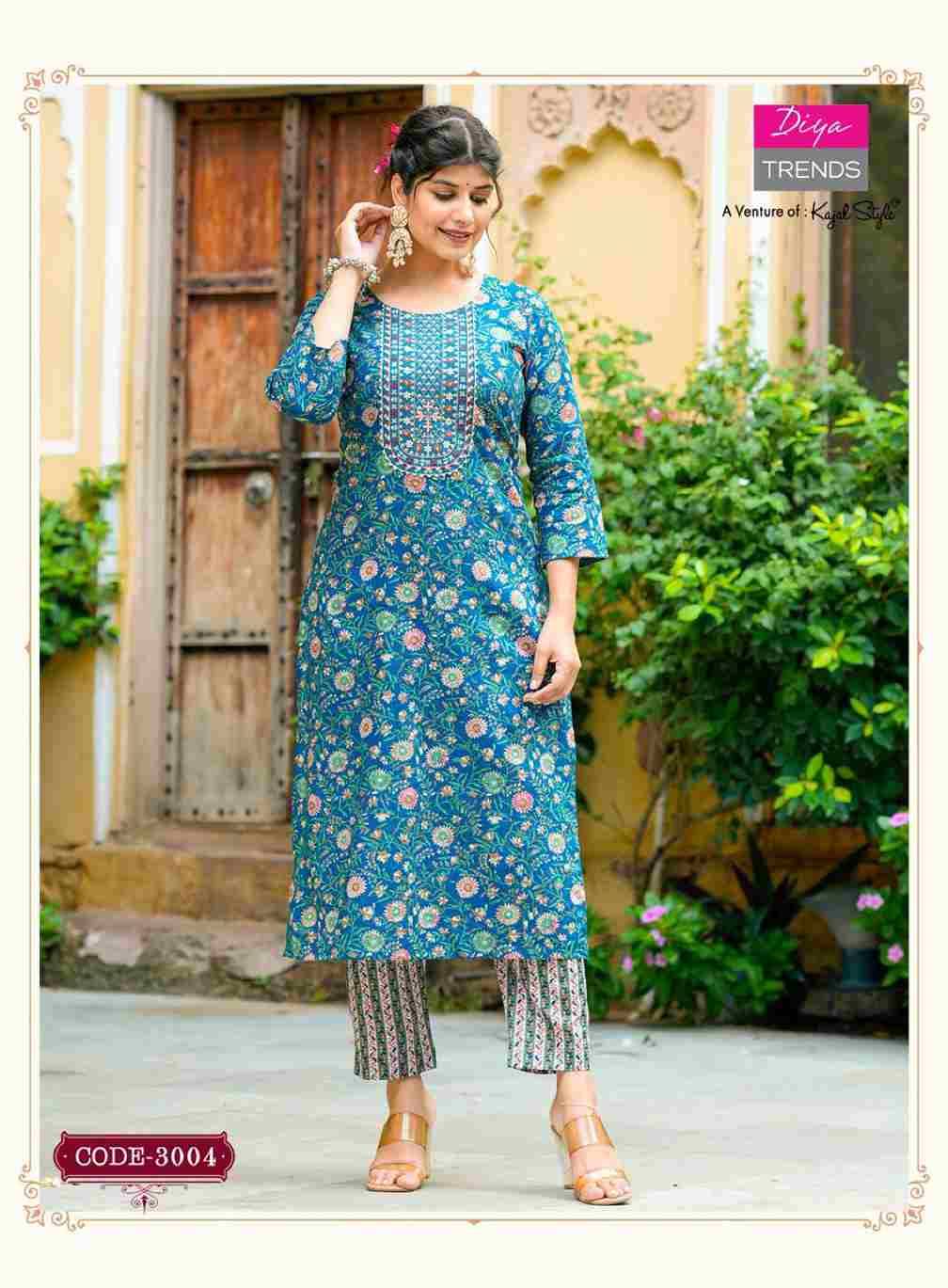 Cotton Candy Vol-3 By Diya Trends 3001 To 3008 Series Designer Stylish Fancy Colorful Beautiful Party Wear & Ethnic Wear Collection Pure Cotton Print Kurtis With Bottom At Wholesale Price