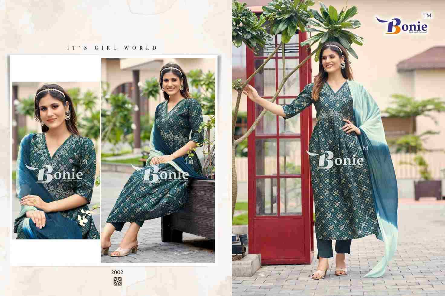 Shreya Vol-2 By Bonie 2001 To 2006 Series Beautiful Festive Suits Colorful Stylish Fancy Casual Wear & Ethnic Wear Pure Chanderi Print Dresses At Wholesale Price