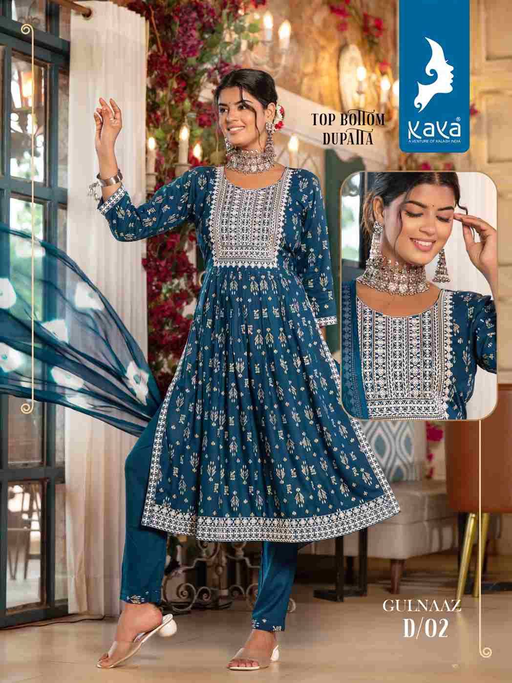 Gulnaaz By Kaya 01 To 08 Series Beautiful Festive Suits Colorful Stylish Fancy Casual Wear & Ethnic Wear Pure Rayon Print Dresses At Wholesale Price