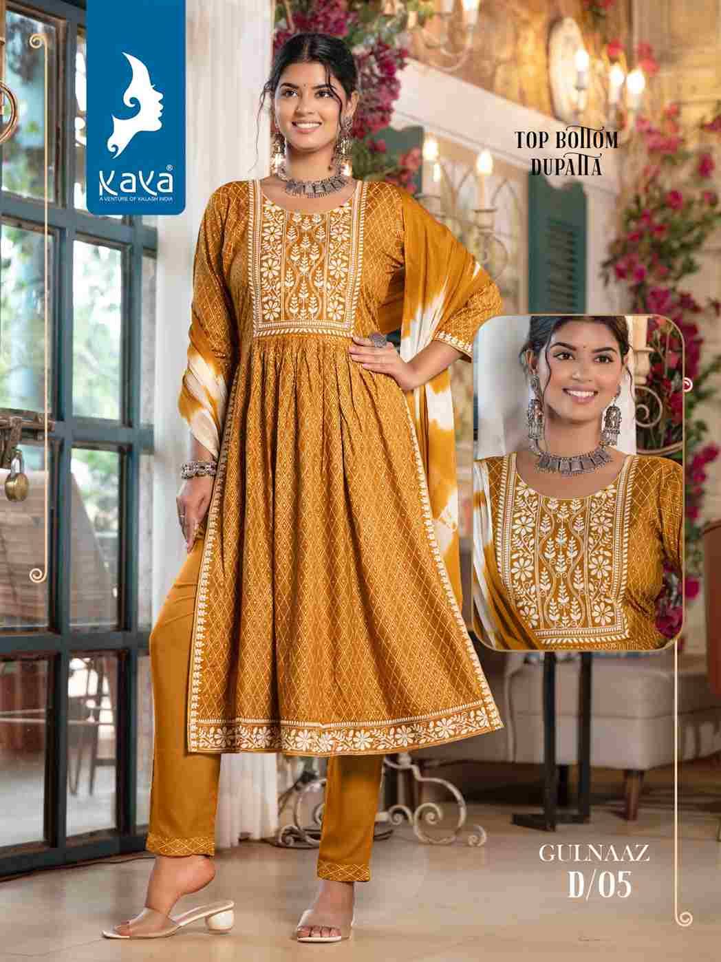 Gulnaaz By Kaya 01 To 08 Series Beautiful Festive Suits Colorful Stylish Fancy Casual Wear & Ethnic Wear Pure Rayon Print Dresses At Wholesale Price